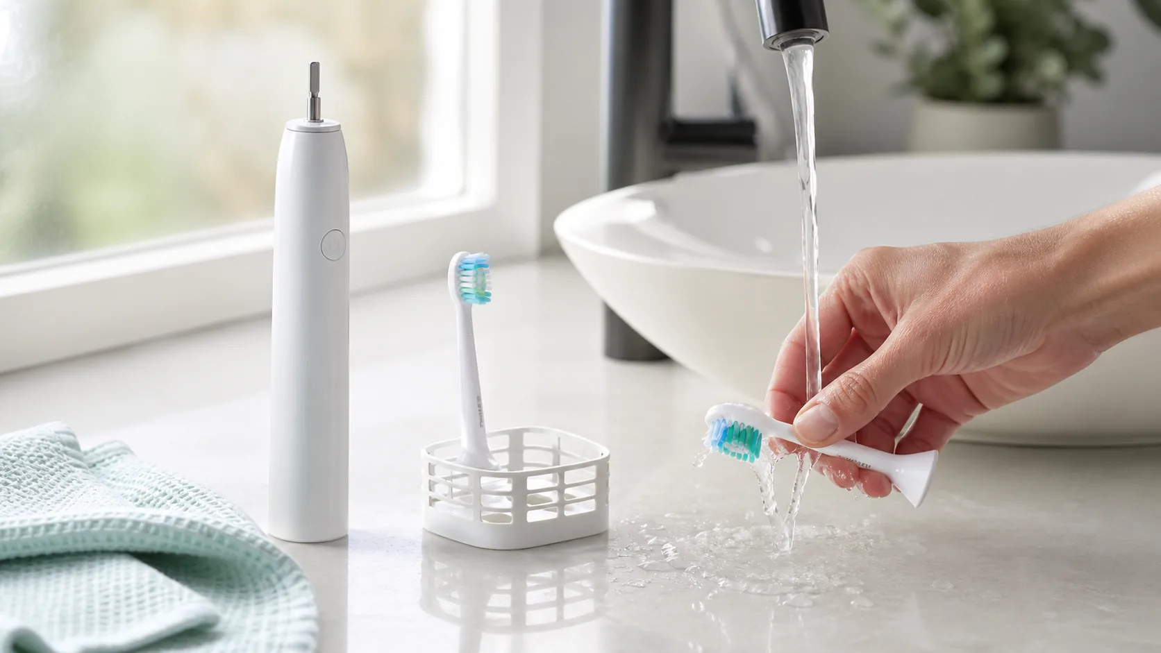 How to Clean and Store a Sonicare Brush Head Between Uses